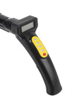 Close-up of Marhynchus Folding Distance Measuring Wheel with Digital Display handle and buttons for easy measurements.