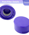 Detail of 4 Pack Vacuum Filters Replacement Kit For V7 And V8 Series Top Notch Easy Install Premium Post Filters