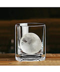 Double Wall Whiskey Rocks Glasses for Your Whiskey and Scotch Favorites 5.5 Oz Clear Insulated Old Fashioned Tumbler Set with ice ball