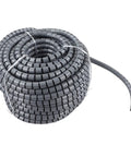 Spiral Cable Wrap For Cable Management Protector Cover 32mm Diameter 30m Long Easy Install For Home Theater Office Setup
