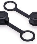 Gas Can Vent Caps 2 Pack Rear Vent Screw Caps For Replacement Fits Most Fuel Diesel Kerosene Jugs Leakproof Seal Heavy Duty Durability Black
