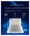 Industrial shock head for heavy duty ultrasonic cleaner packs bad-ass power sweeps circuit boards and fuel injectors clean.