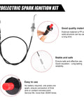 Two Pack Piezo Igniter Kit With Spark Ignition For Propane Grills Gas Fireplaces Ovens And Heaters with red push button