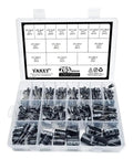 Massive 265 Piece 25V Aluminum Electrolytic Capacitor Kit With 15 Values From 10uF To 3300uF For Electronics Projects in case
