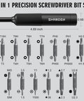 Pen Style Magnetic Precision Screwdriver Set With 27 In 1 Mini Bits, 12 Double End Bits Stored In Handle for electronics repair