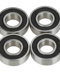 Front And Rear Mini Bike Wheel Bearings 6202RS Replacement Kit Fits Coleman CT200U CT200U-EX BT200X, close-up view
