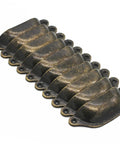 Antique Bronze Iron Drawer Knob Set 10 Pack Vintage Cabinet Pulls For Kitchen And Wardrobe Furniture Shell Shape Center To Center