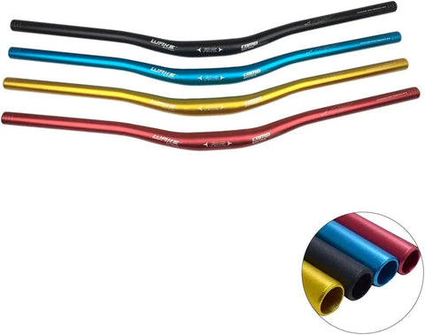 Beefy Ultralight 31.8mm Aluminum Alloy Mountain Bike Handlebar Riser Bar Matte Black Finish Extra Long 720mm Or 780mm Durable Lightweight MTB Bar