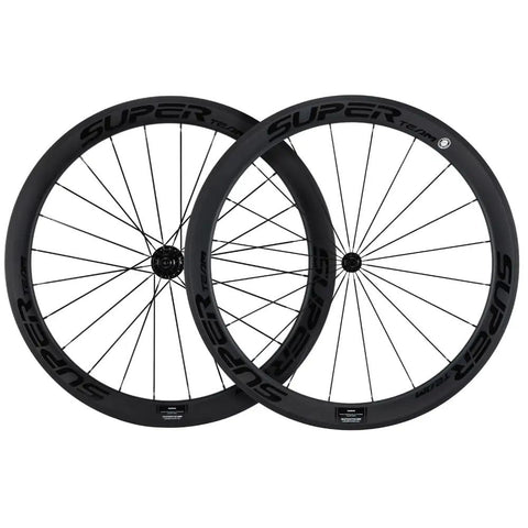 50/25mm UD Matte Finish Carbon Wheelset For 700c Tubeless Ready Black Road Bike With V Brake Compatibility Shimano 8 To 11 Speed Cassette Body UCI Approved EN Standard Two Year Warranty