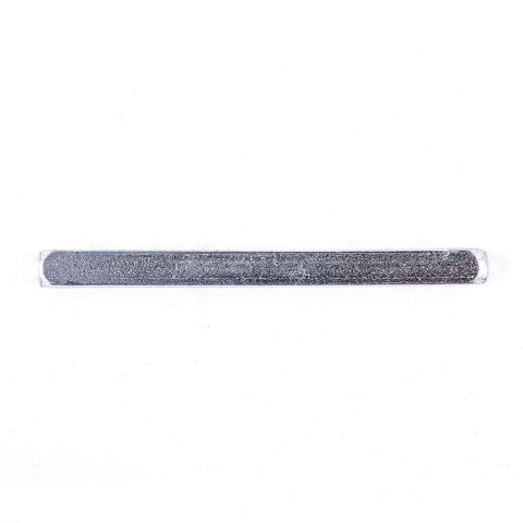 Straight bar component of Black Wrought Iron Gate Floral Ring Turn Latch Lock Set 6 Inch Long, Light Duty Antique Latch Pull