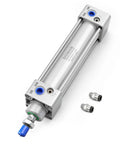 Beefy Pneumatic Air Cylinder 1-1/4 Inch Bore, 3.94 Inch Stroke, Double Acting With Single Rod, 32mm Bore, M10x1.25, 1/8 Port
