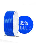 Heavy Duty 80 Meter Blue Polyurethane Pneumatic Air Hose 14Mm X 10Mm Slick Flow Tubing For Compressors Shop Build And Garage Projects Built Rock Solid on a spool.