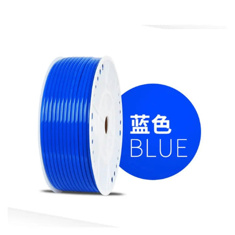 Heavy Duty 80 Meter Blue Polyurethane Pneumatic Air Hose 14Mm X 10Mm Slick Flow Tubing For Compressors Shop Build And Garage Projects Built Rock Solid on a spool.