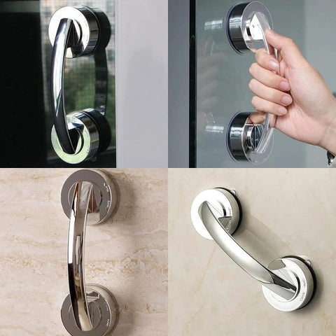 Strong Suction Cup Handle For Glass Doors Windows And Cabinets With Seamless Installation on different surfaces