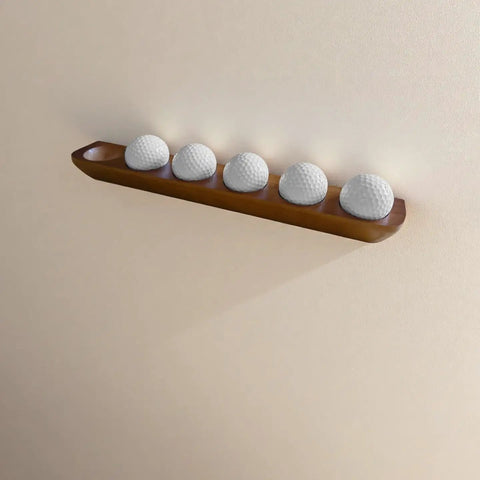 Wood Golf Ball Display Case For Six Balls With Wall Mount Or Tabletop Stand Perfect Home Office Golf Memorabilia Decor And Gift