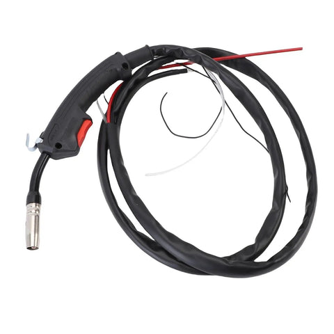 Durable MIG 130 Welding Torch Kit With 0.8 To 1.2 Mm Wire For Household Farm Shop Projects, ergonomic grip, flexible hose