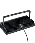 Heavy Hitting 300W LED Flood Lights Outdoor Pumping Out 21000 Lumens With IP65 Waterproof Build close-up of black rugged housing.