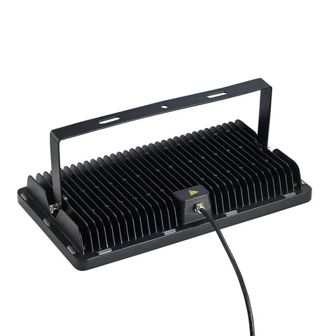 Heavy Hitting 300W LED Flood Lights Outdoor Pumping Out 21000 Lumens With IP65 Waterproof Build close-up of black rugged housing.
