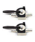 2-Pack 1/4 Inch Heavy Duty Gas Shutoff Valve Steel Inline Shutoff Replacement For ATVs, Karts, And Lawn Mowers, Compatible With Scag 48568