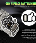 VVT VTEC Solenoid Gasket Kit With Valve Cover Gasket Set And Spool Valve Filter Screen, Engine Seal Replacement For Honda Civic Accord CR-V, showing close-up of gasket and filter screen.