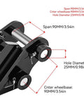 Quick Change Hitch for Mechanical Mini Excavator Backhoe Attachment, Fits 1T To 1.5T Digging Machines, 90mm Span, 25mm Hole Diameter