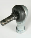 Heavy Duty M22 90 Degree Male Rod End Bearing With Ball Joint Design displaying threaded steel shaft and rubber socket.