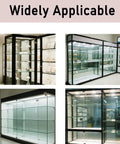 Heavy Duty Glass Shelf Pins With Double Head Design And Antislip Washers For Furniture Showcases in display cases with glass shelves.