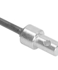 Round Shank Drill Adapter For Impact Drivers And Drills, Hooks Up 10mm Shank To 1/2 Inch Threaded Chuck, close-up view