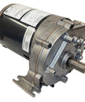 High-Torque 1/4 HP AC Parallel Shaft Gear Motor, 12 RPM, 115V 60Hz, 3.1A, 600 In-Lb Load Torque, side view of motor and shaft