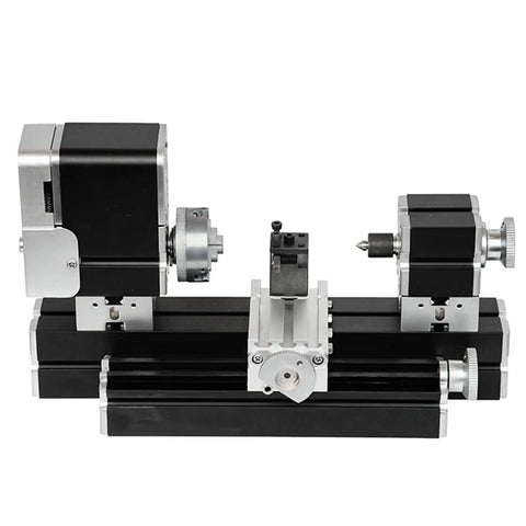 Smooth Operator Mini Metal Lathe Boasting A Sixty Watt Motor Running Up To Twelve Thousand Rpm And Fifty Millimeter Center Height for precision machining.
