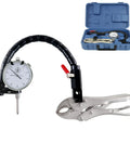 1 Inch Dial Indicator Disc And Rotor Gage With 0.001 Inch Readout And 360 Degree Flexible Stem for brake disc flatness check