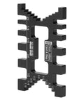 Hella Precise CNC Machined Aluminum Alloy Dovetail Jig Caliper For Woodworking Workbench Setup, black, precise measurement tool.