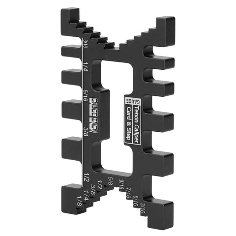 Hella Precise CNC Machined Aluminum Alloy Dovetail Jig Caliper For Woodworking Workbench Setup, black, precise measurement tool.