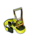 Heavy Duty 2 Inch Ratchet Tie Down Straps With Steel Hooks 27 Feet Long 3333 Lbs Working Load Limit 10000 Lbs Break Strength