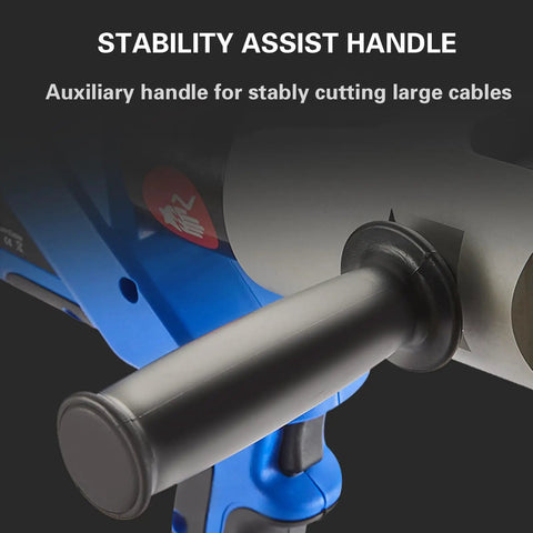 Heavy Duty Electric Hydraulic Cable Cutter With Led Battery Display And 250KN Punch Power Smashes Aluminum And Armored Copper Wire Fast For Crews On Rough Job Sites
