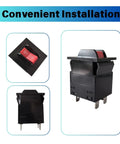 20 Amp Generator Circuit Breaker Replacement Manual Reset Push Button Breaker For Portable Generators smooth installation on a black panel.