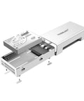 Grab This Top-Shelf Aluminum U.2 NVMe SSD Enclosure USB4 V2 showing the enclosure with a U2 NVMe SSD inside.