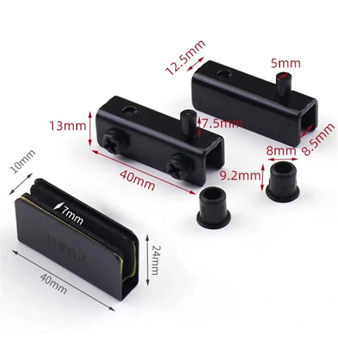Up And Down Shaft Glass Door Hinge For Cabinets And Furniture with measurements, silvery finish, adjustable hardware fittings