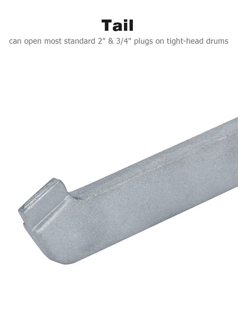 Lightweight Aluminum Drum Wrench For Gallon Drums Opens Two Inch And Three Quarter Inch Bung Caps On Ten To Fifty Five Gallon Barrels