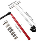 Heavy Duty Carbon Steel Faucet Wrench Set With Knuckle Savers Handles For No Sweat Sink Pulling And Stubborn Fixture Jobs Built Tough for precise plumbing tasks.