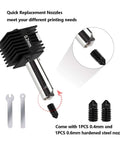 0.2mm hotend nozzle with wrench, dope hotend kit for A1 Mini 3D printer upgrade with hardened steel nozzles and silicone sock.