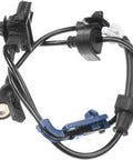 Premium Grade Front Left And Right Abs Speed Sensors For Honda Crv 2014 Through 2016 2.4L Motor close-up, detail of connectors and wiring.