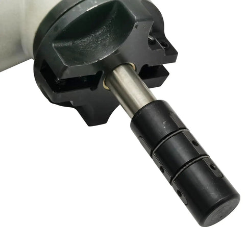 Close-up of the cutting head of the Top Tier Electric Inner Swelling Pipe Beveling Machine With 1200W Motor.
