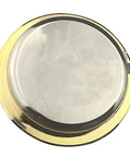 Back of 55mm Clock Insert With Arabic Numerals For Watch Repair And Upgrades Durable Alloy Face Insert For Custom Timepieces