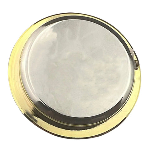 Back of 55mm Clock Insert With Arabic Numerals For Watch Repair And Upgrades Durable Alloy Face Insert For Custom Timepieces