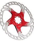 Heavy Duty Mountain Bike Brake Pads 203mm Disc Pads with stainless steel, aluminum in bold red for reliable stopping power.