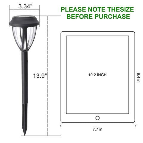 10 Pack Solar Pathway Lights Outdoor Auto On Off Waterproof Garden Landscape Lighting Warm White For Lawn Patio Yard Walkway Deck Driveway No Wiring Now