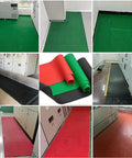 Tough As Nails Dielectric Mat High Voltage Insulated Rubber Floor Mat 1000V Rated 3mm Thick Green Heavy Duty Non Skid Insulation For Electrical Substation And Workshop Projects 1.2 X 10 M in various colors and settings.