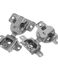2 Pack Folding Soft Close Concealed Cabinet Door Hinges For Inward Opening Frameless Corner Cabinets With Small Damping