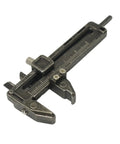 EDC Ready Compact Pocket Vernier Caliper with smooth sliding for high precision measurements in zinc alloy